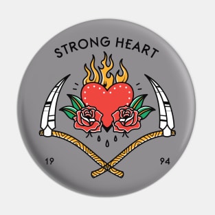 Strong Heart Pin