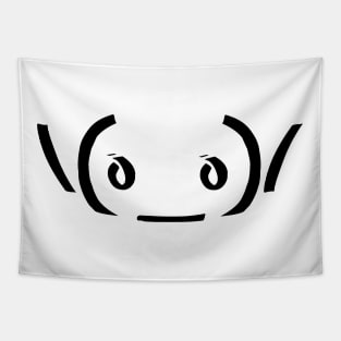 Funny Geek Emoji Tapestry