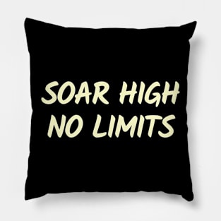 Soar High, No Limits Pillow