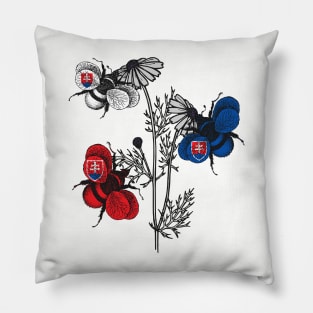 Slovakia Bee Swarm Pillow