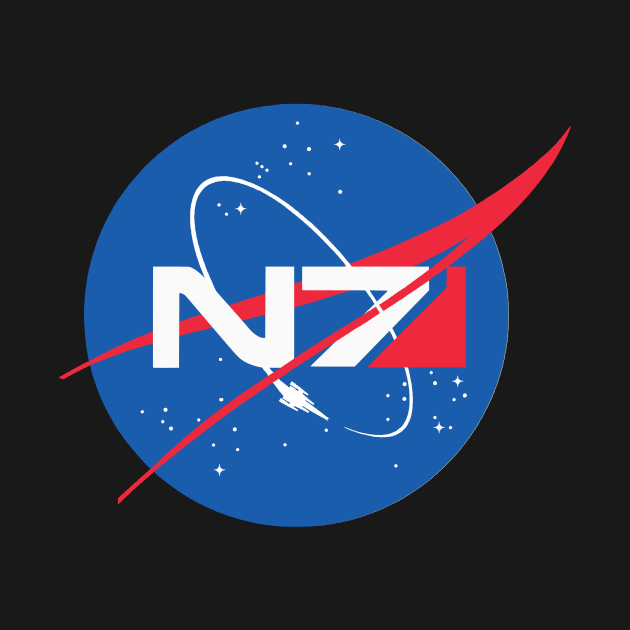 The NASA Mass Effect shirt (N7) by TheWhiteTreeStore
