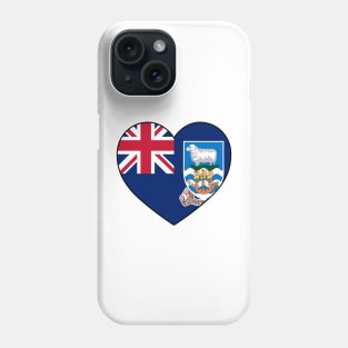 Heart - Falkland Islands _104 Phone Case