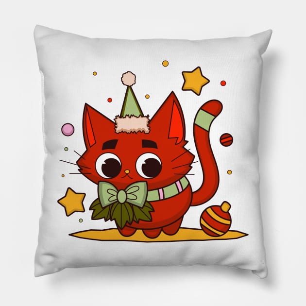 halloween cat Pillow by M_Mary