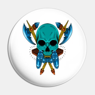 skull game weapon Pin