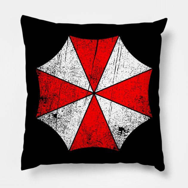 Old Umbrella Pillow by nickbeta