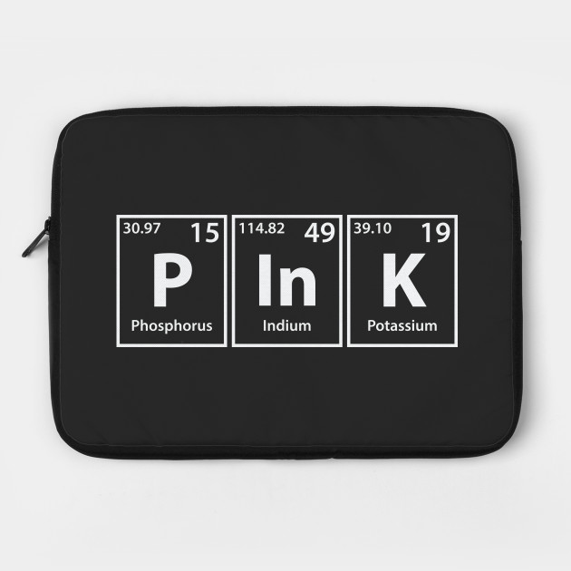 Pink (P-In-K) Periodic Elements Spelling