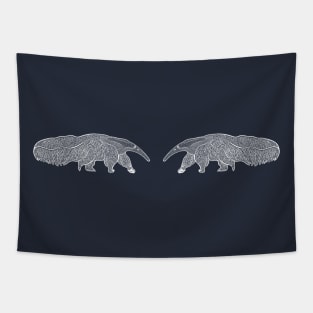 Anteaters in Love - south american cute animal design Tapestry