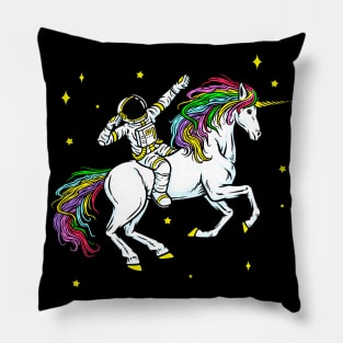 Space Astronaut Dabbing Unicorn Cosmos Gift Pillow