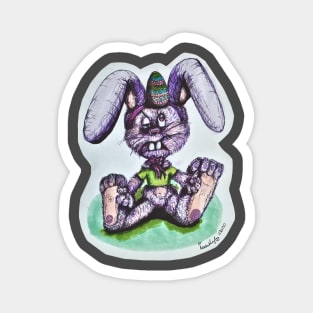 Rabbit Art Magnet