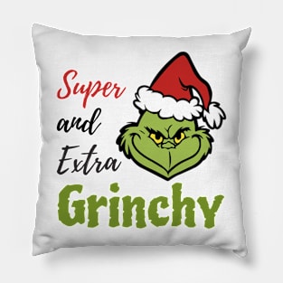 Extra grinchy today Pillow