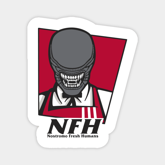 Nostromo Fresh Humans Magnet by Melonseta