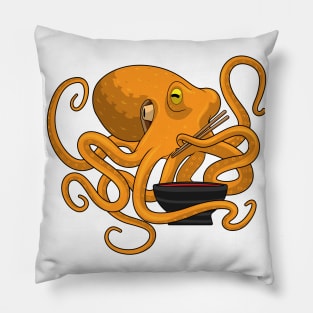 Octopus Ramen Bowl Pillow