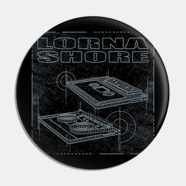 Lorna Shore - Technical Drawing Pin by Vector Empire