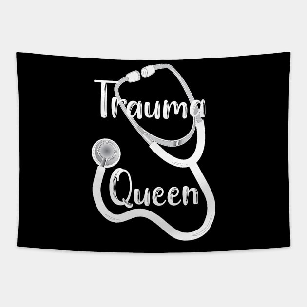 Trauma Queen Tapestry by DANPUBLIC