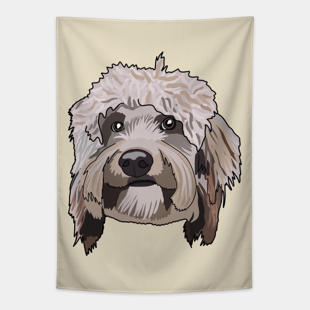 Labradoodle Tapestry by crankycranium