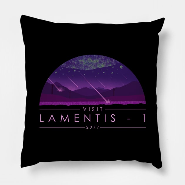 Visit Lamentis - 1 Pillow by Sachpica