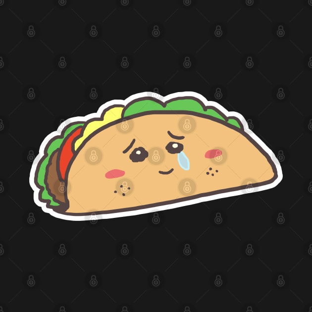 Sad Kawaii Taco by Dearly Mu