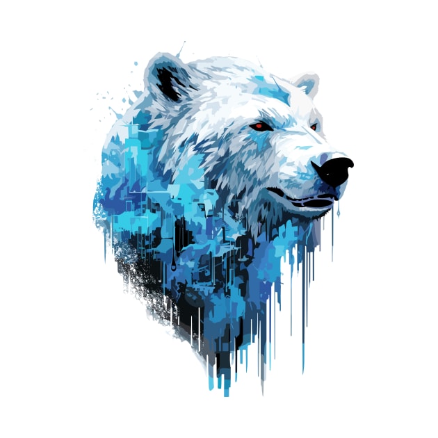 Polar Bear Animal World Predator Wild Nature Wilderness by Cubebox