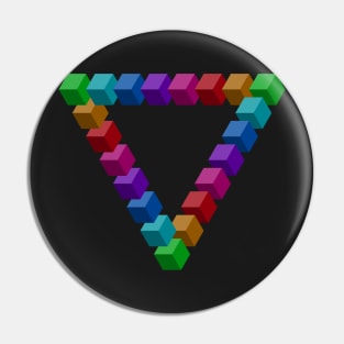 penrose triangle illusion Pin