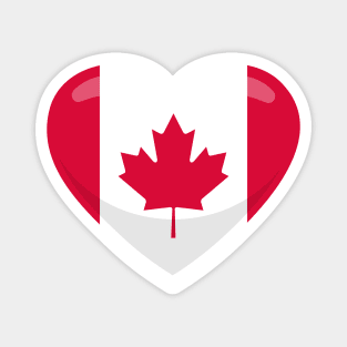 Canada Flag Heart Magnet