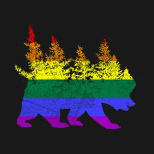 Gay Pride LGBTQ+ Cute Bear T-Shirt