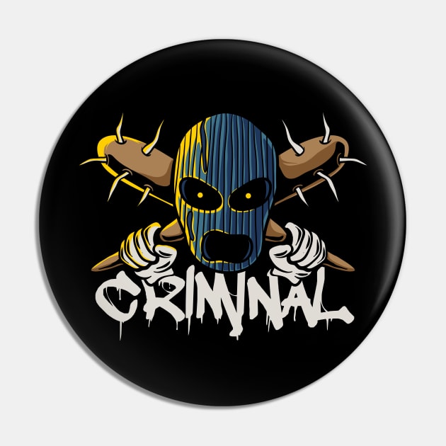Criminal Pin by PlasticGhost