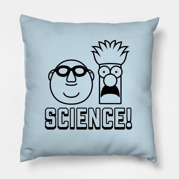 Muppets Science Bunsen and Beaker Pillow by stayfrostybro