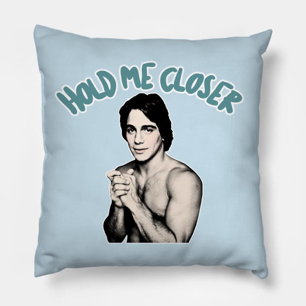 Hold me closer, Tony Danza - Humorous Lyric Design Pillow by DankFutura