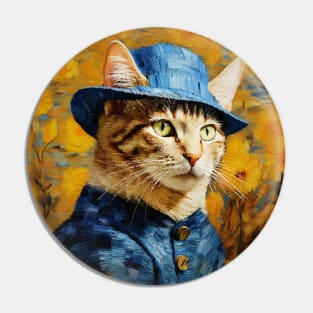 Van Gogh's cat Pin