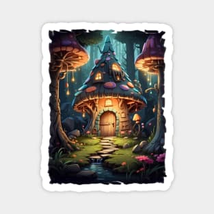 Magical Fairy House - Fairycore Magnet