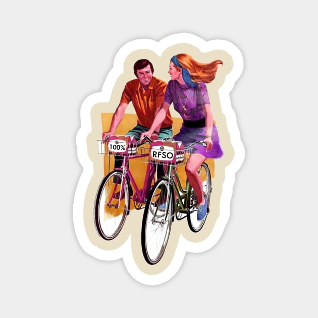 Bike Lovers Magnet by RealFanShitOnly/Peace.Sports