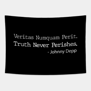 Truth Never Perishes. Johnny Depp wins! Tapestry