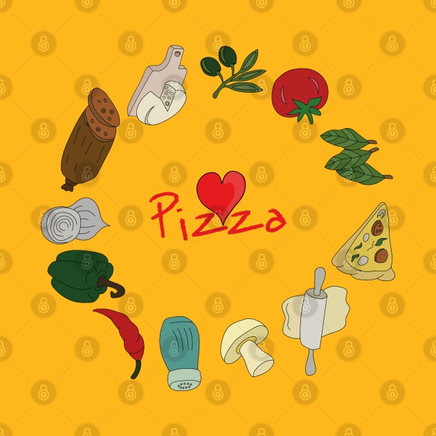 Pizza Ingredients by DiegoCarvalho