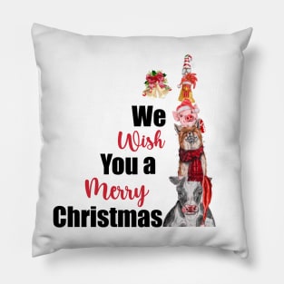 We Wish You A Merry Christmas Pillow