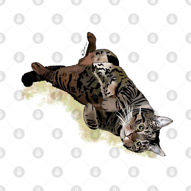 Tweety the tabby cat by MoniK ART