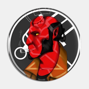 Agent Hellboy Pin