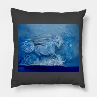 Horse in the Wind Pillow