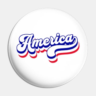 Vintage America Pin