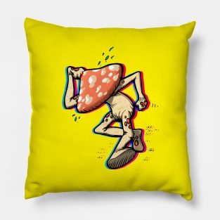 Circle Jerks Style Mushroom (cmyk) Pillow