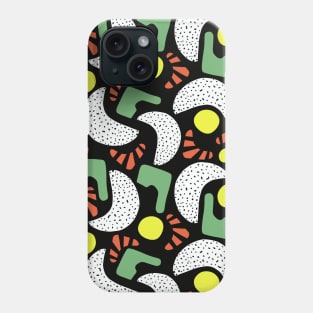 Collage Fun Black White Red Yellow Green Phone Case