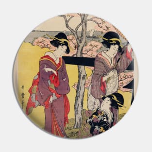 Traditional Japanese Women Pin