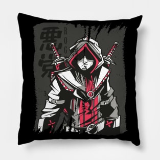 Assassin Ninja Japanese Shinobi Samurai Warrior Pillow