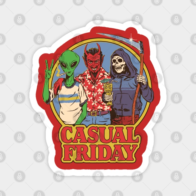 Casual Friday Magnet by Steven Rhodes