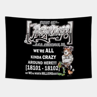 ASYLUM - WE'RE ALL CRAZY HERE Tapestry