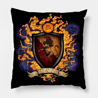 Zodiac Heraldry - Leo Pillow