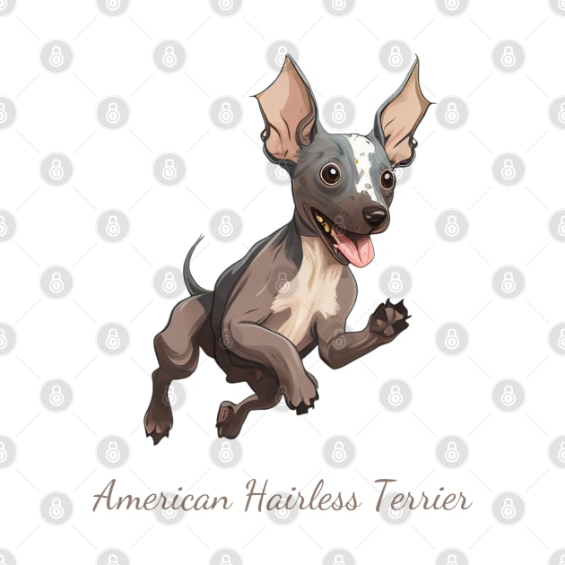 American Hairless Terrier by Schizarty