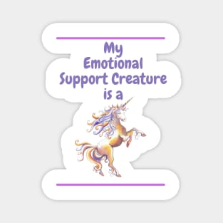 My Emotional Support Creature is a Unicorn Magnet