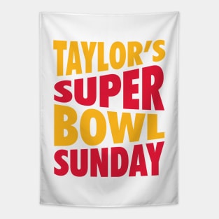 Taylor Super Bowl Sunday Tapestry