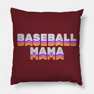 baseball mama, mother gift Pillow