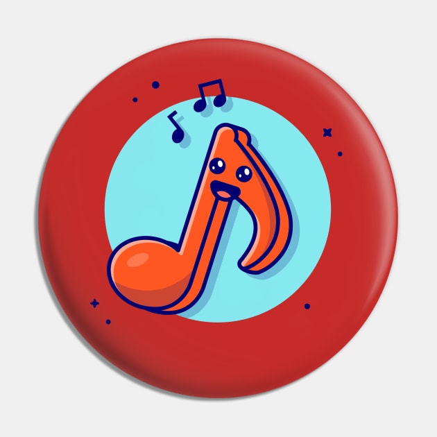 Cute Kawaii Music Note Cartoon Vector Icon Illustration (3) Pin by Catalyst Labs